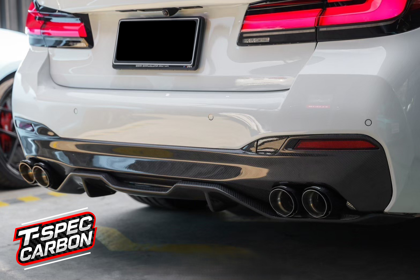 BMW M5/G30 Carbon Fibre Rear Diffuser Set