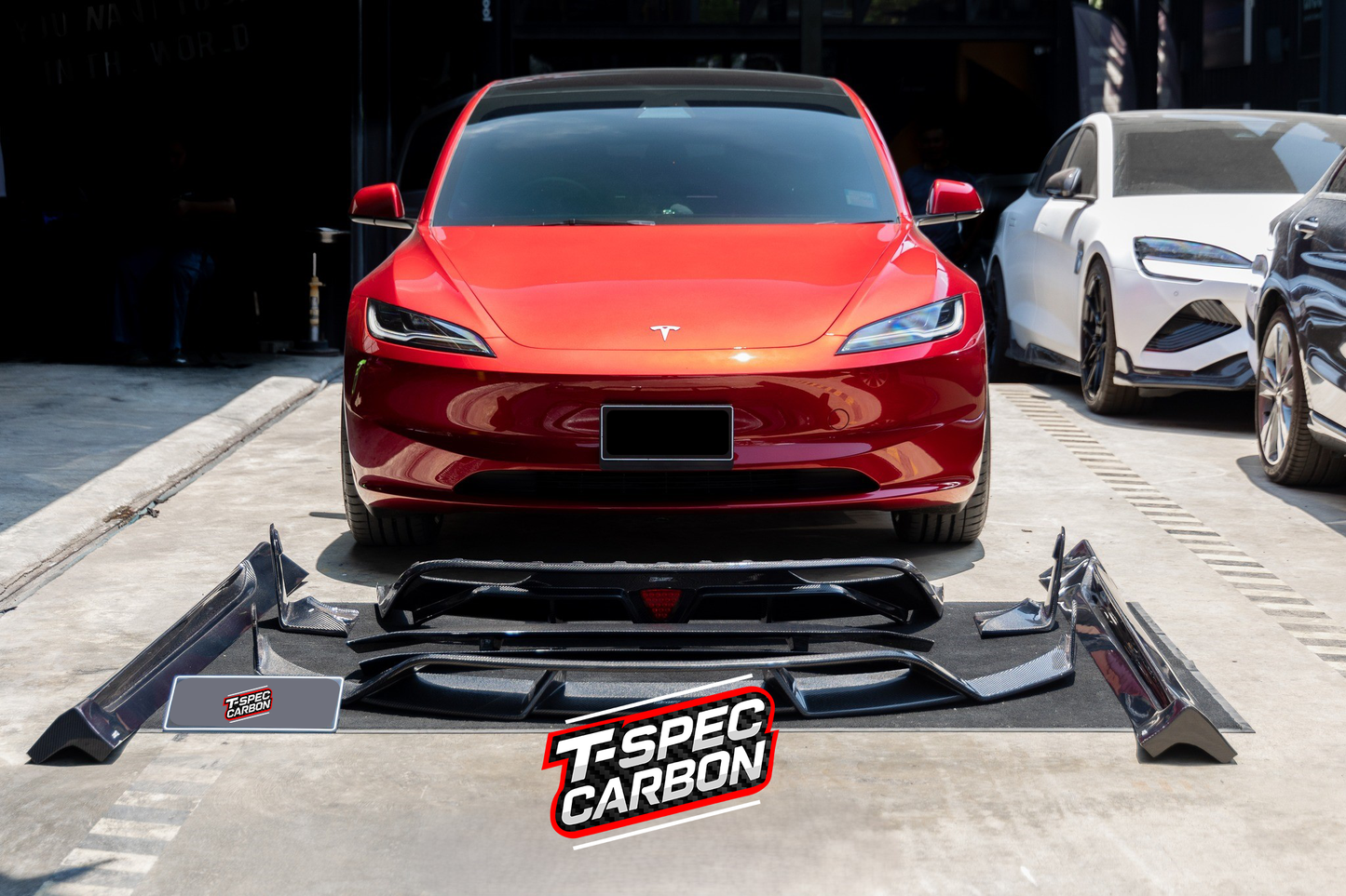 Tesla Model 3 MY24 Genuine CMST v1 Carbon Fiber Full Aero Set
