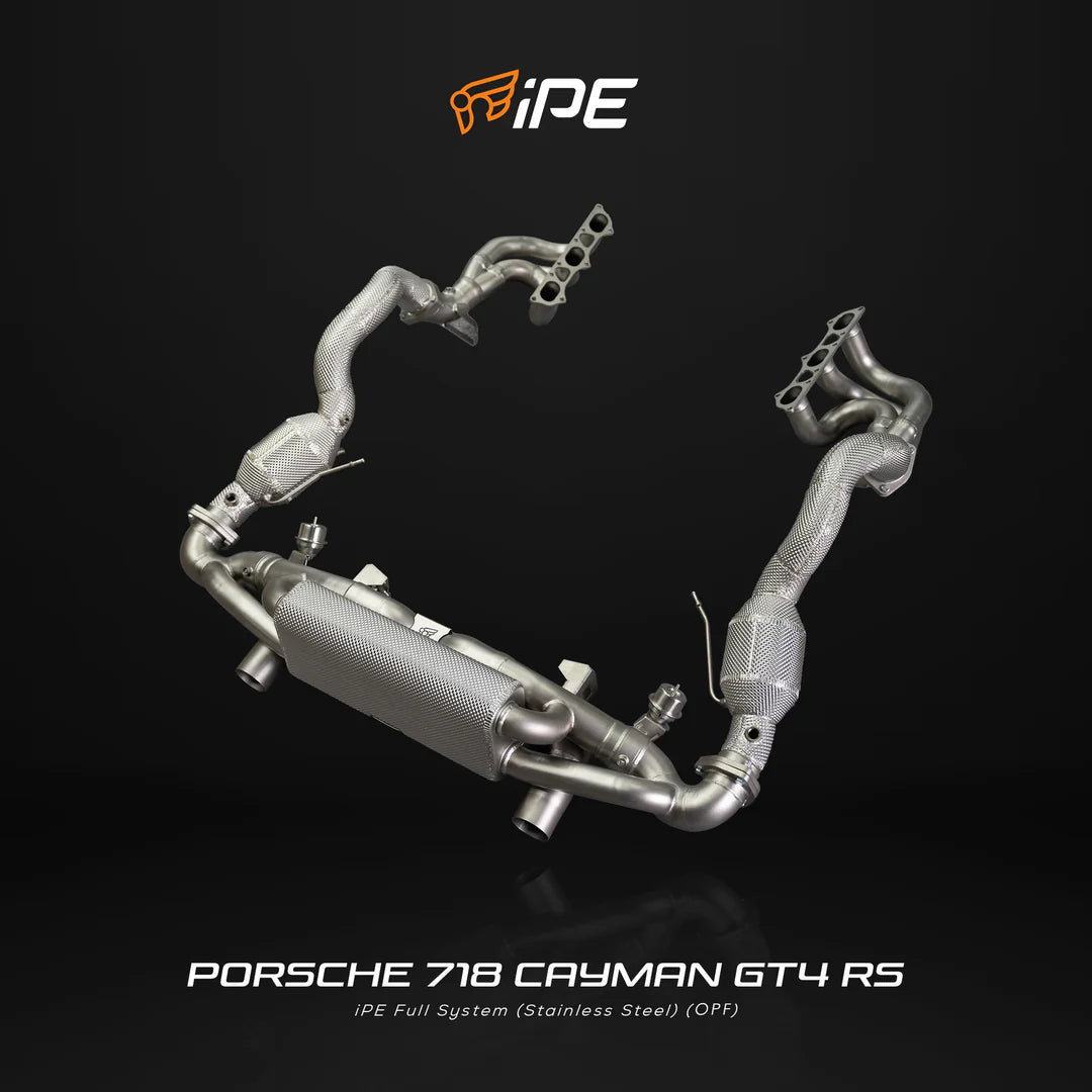 Porsche 718 Cayman GT4 RS IPE Exhaust System