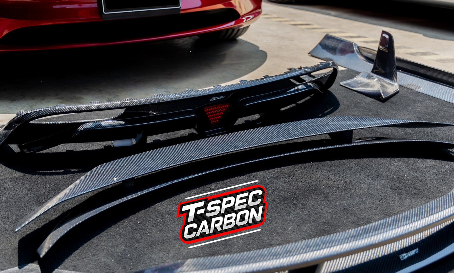 Tesla Model 3 MY24 Genuine CMST v1 Carbon Fiber Full Aero Set