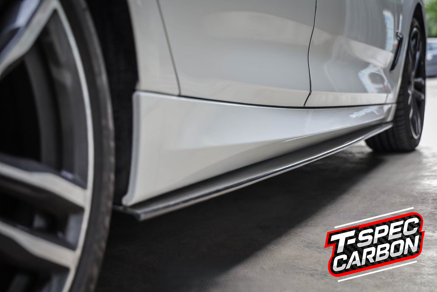 BMW F32/F82 M-Style Carbon Fibre Side Skirts