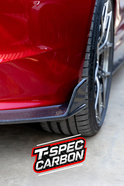 Tesla Model 3 MY24 Genuine CMST v1 Carbon Fibre Front Lip Set