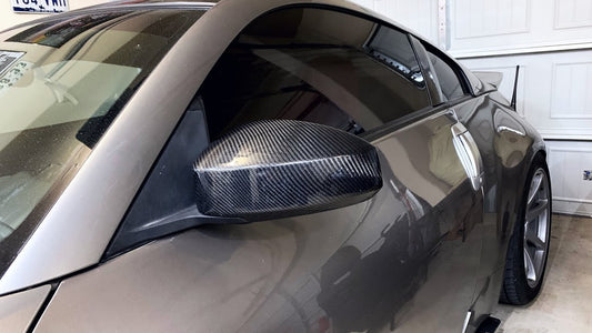 Nissan 350Z Carbon Fibre Mirror Caps