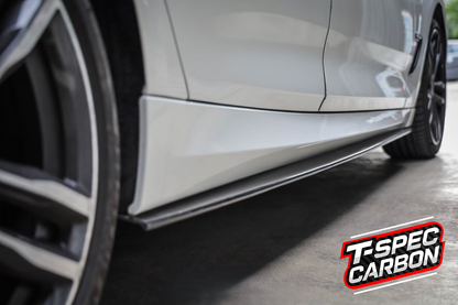BMW F32/F82 M-Style Carbon Fibre Side Skirts