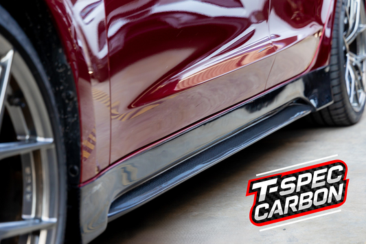Tesla Model 3 MY24 Genuine CMST Carbon Fibre Side Skirts