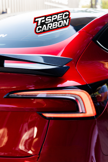 Tesla Model 3 MY24 Genuine CMST Carbon Fibre Spoiler